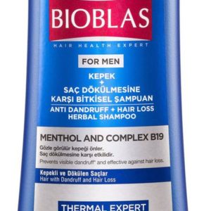 Bioblas Menthol and Complex B19 Anti Dandruff and Hair Loss Herbal Shampoo