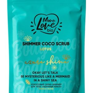 MonoLove Bio Azure Shine Shimmer Coco Scrub Lotus