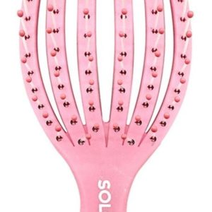 Solomeya Mini Detangling Octopus Brush Pink
