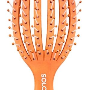 Solomeya Mini Detangling Octopus Brush Orange