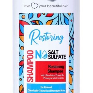 Clere Blue Lotus Flower and Pomegranate Extracts Restoring Shampoo
