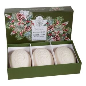 La Florentina Xmas Collection White Musk Soap Set