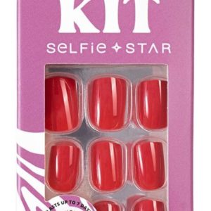 Selfie Star Short Length Nails Kit Mars Red