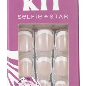 Selfie Star Short Length Nails Kit Classic French