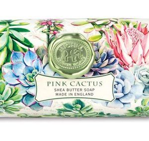 Michel Design Works Pink Cactus Large Bath Soap Bars