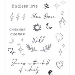Miamitats Endless Love Maxi Tattoo