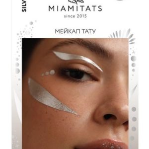 Miamitats Silver Details Face Tattoo