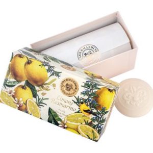 Gourmandise Savon Parfume Limone Rosmarino Set