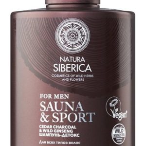 Natura Siberica Sauna & Sport for Men Cedar Charcoal & Wild Ginseng