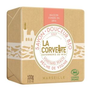La Corvette Savon Douceur Bio Peche de Vigne