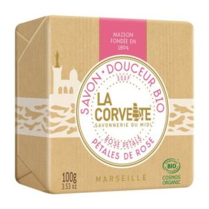 La Corvette Savon Douceur Bio Petales de Rose