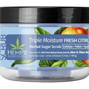 Hempz Triple Moisture Fresh Citrus Herbal Sugar Scrub