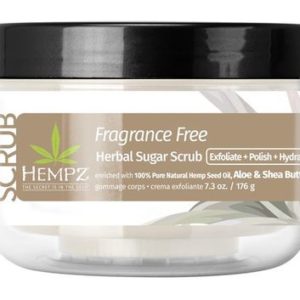 Hempz Fragrance Free Herbal Sugar Scrub