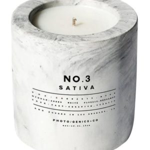 Photo/Genics + Co No.3 Sativa Concrete Candle