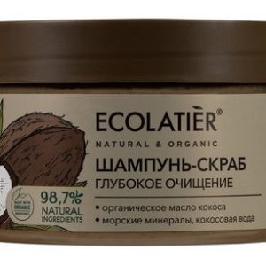 Ecolatier Organic Coconut Глубокое очищение Шампунь-скраб
