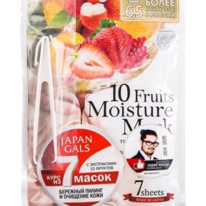 Japan Gals 10 Fruits Moisture Mask Week Pack
