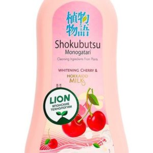 Lion Shokubutsu Monogotari Whitening Cherry and Hokkaido Milk Shower Cream