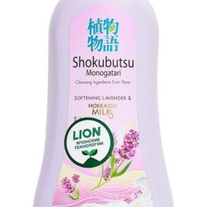 Lion Shokubutsu Monogotari Softening Lavender and Hokkaido Milk Shower Cream