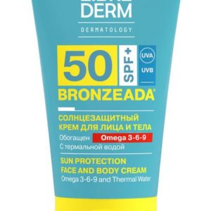 Librederm Bronzeada Sun Protection Face and Body Cream Jmega 3-6-9 and Thermal Water SPF 50