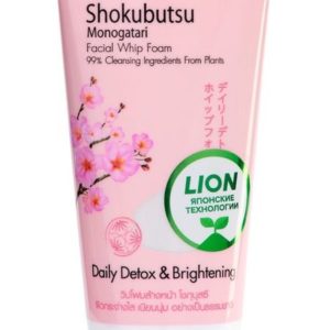 Lion Thailand Shokubutsu Monogatari Face Wash Facial Whip Foam Daily Brightening Skin