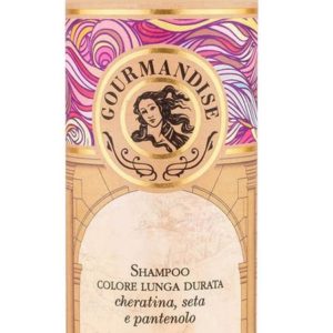 Gourmandise Shampoo Colore Lunga Durata Cheratina, Seta e Pantenolo