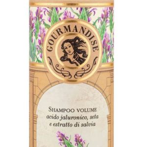 Gourmandise Shampoo Volume Acido Jaluronico, Seta e Estratto di Salvia