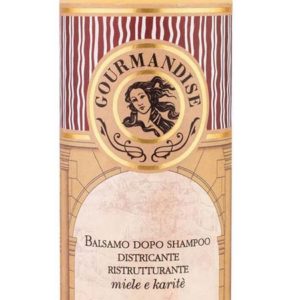 Gourmandise Balsamo Dopo Shampoo Districante Ristrutturante Miele e Karite