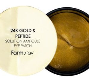 FarmStay 24K Gold & Peptide Solution Ampoule Eye Patch