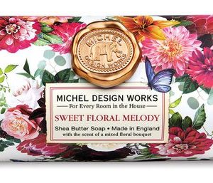 Michel Design Works Sweet Floral Melody Large Bath Soap Bar