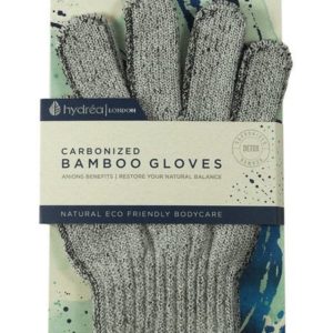 Hydrea London Carbonised Bamboo Exfoliating Shower Gloves