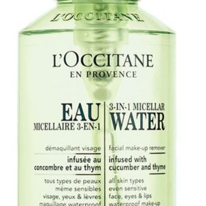 L'Occitane 3-in-1 Micellar Water Facial Make-up Remover Infused with Cucumber and Thyme