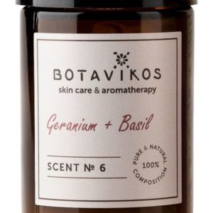 Botavikos Natural Massage Aroma Candle Scent № 6 Geranium-Basil