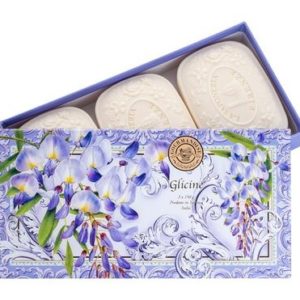 Gourmandise Savon Parfume Glicine Set