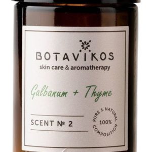 Botavikos Natural Massage Aroma Candle Scent № 2 Galbanum-Thyme