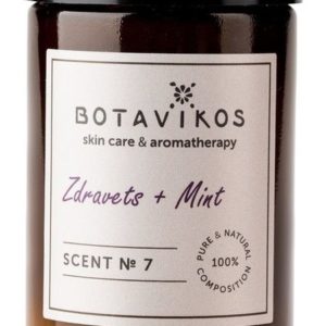 Botavikos Natural Massage Aroma Candle Scent № 7 Zdravets-Mint