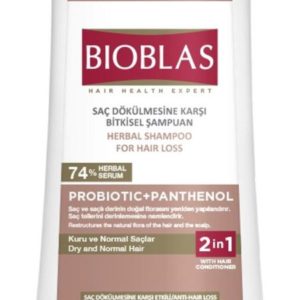 Bioblas Probiotic + Panthenol Herbal Shampoo for Hair Loss