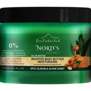Nord's Secret Whipped Body Butter Moisturizing Spicy Almonds & Alpine Honey