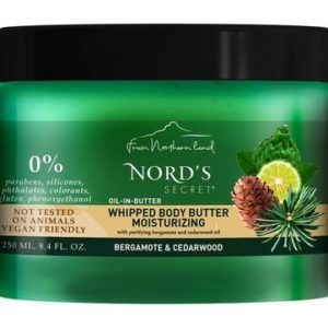 Nord's Secret Whipped Body Butter Moisturizing Bergamote & Cedarwood