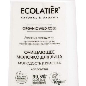 Ecolatier Organic Wild Rose Очищающее молочко для лица Молодость & красота