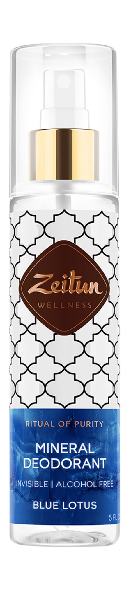 Zeitun Mineral Deodorant Blue Lotos