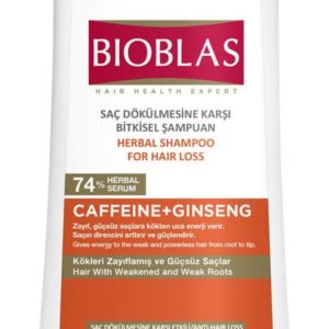 Bioblas Caffeine+Ginseng Anti-Hair Loss Energy Shampoo