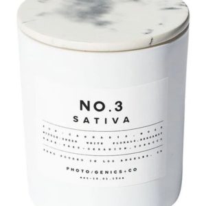 Photo/Genics + Co No.3 Sativa Glass Candle