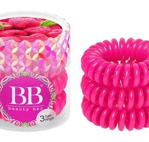 Beauty Bar Hair-Rings Crimson