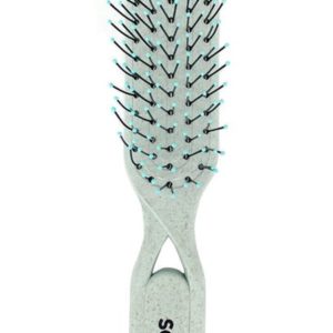 Solomeya Detangler Hairbrush for Wet & Dry Hair Pastel Green
