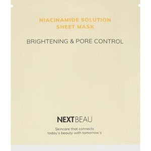 NextBeau Niacinamide Solution Sheet Mask Brightening & Pore Control