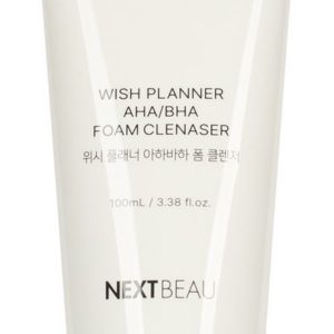 NextBeau Wish Planner AHA/BHA Foam Cleanser