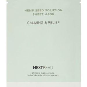 NextBeau Hemp Seed Solution Sheet Mask Calming & Relief