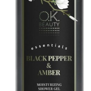 O.K.Beauty Essentials Black Pepper&Amber Moisturizing Shower Gel
