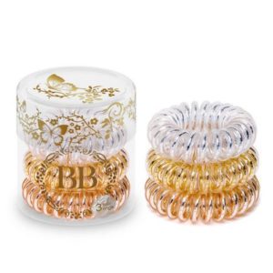 Beauty Bar Hair-Rings Metallic Set