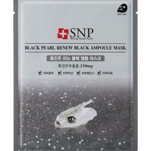 SNP Black Pearl Renew Black Ampoule Mask